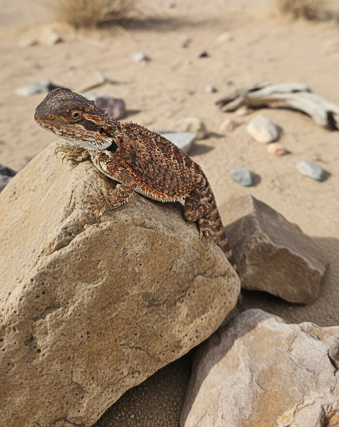 100% Red Monster Bearded Dragons